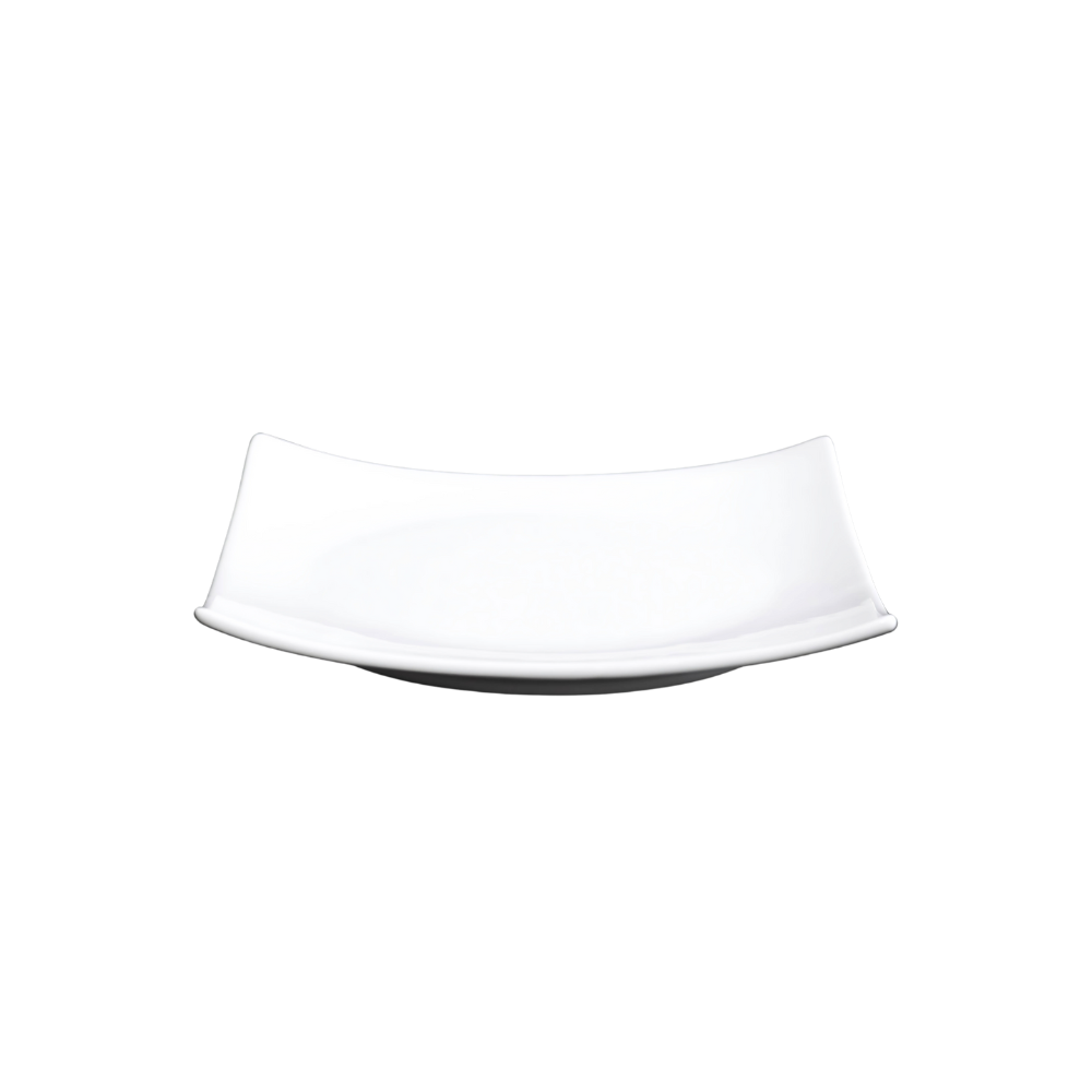 FINE CHINA SQUARE PLATE 7" | 18 CM - WHITE - DON BELLINI # DB3012417