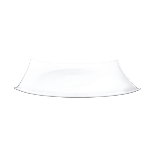 FINE CHINA SQUARE PLATE 10" | 25 CM - WHITE - DON BELLINI # DB3012425