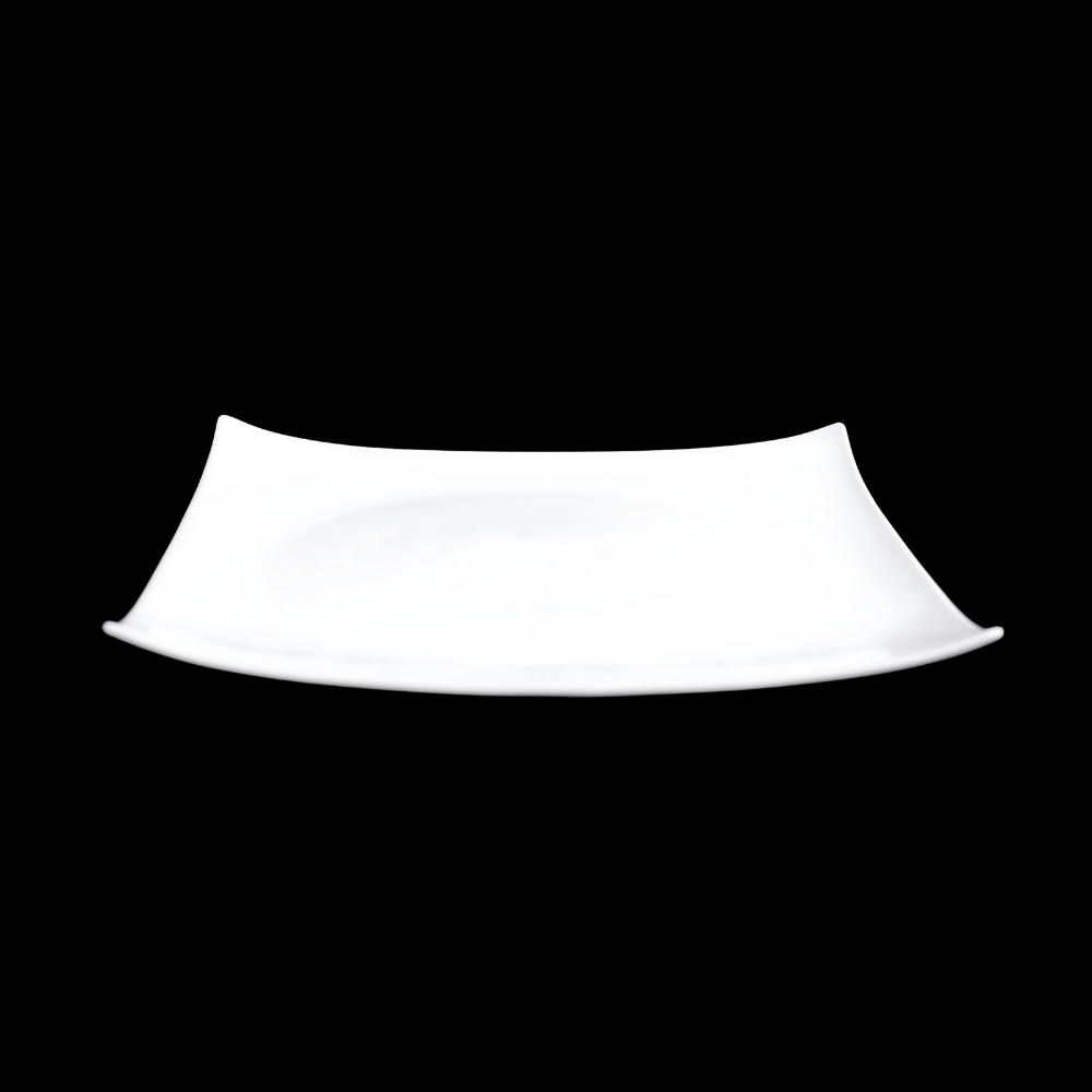 FINE CHINA SQUARE PLATE 10" | 25 CM - WHITE - DON BELLINI # DB3012425
