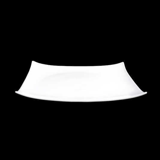 FINE CHINA SQUARE PLATE 10" | 25 CM - WHITE - DON BELLINI # DB3012425