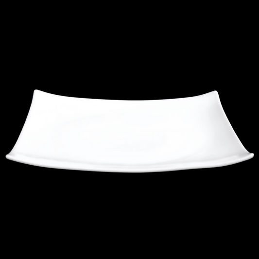 FINE CHINA SQUARE PLATE 12" | 30 CM - WHITE - DON BELLINI # DB3012431