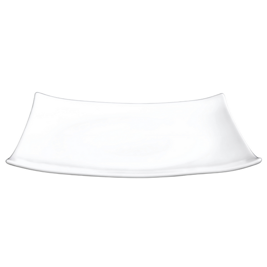 FINE CHINA SQUARE PLATE 12" | 30 CM - WHITE - DON BELLINI # DB3012431