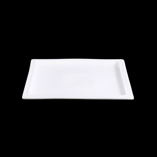 FINE CHINA SQUARE PLATE 10" | 25 CM - WHITE - DON BELLINI # DB3012126