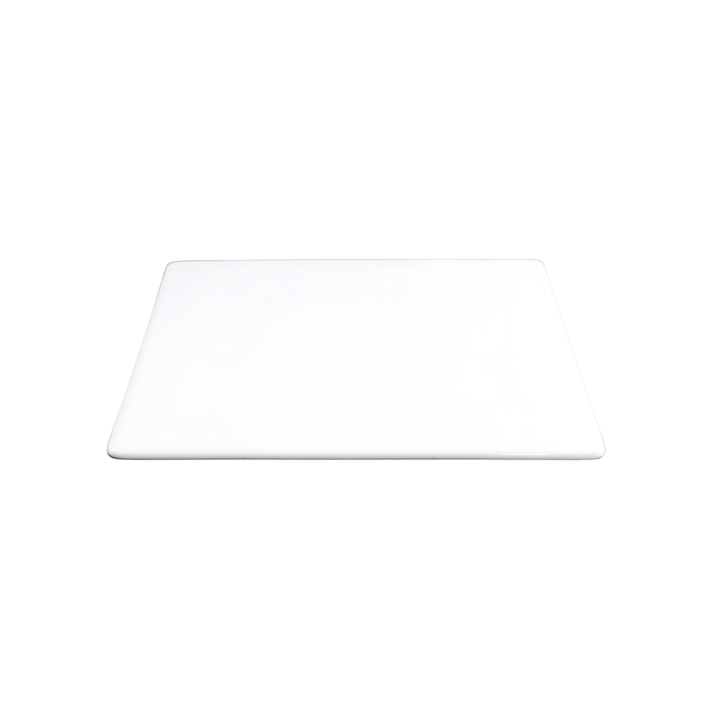 FINE CHINA SQUARE FLAT PLATE 10" | 25 CM - WHITE - DON BELLINI # DB3012325
