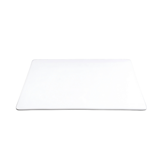 FINE CHINA SQUARE FLAT PLATE 12" | 30 CM - WHITE - DON BELLINI # DB3012331