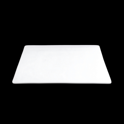 FINE CHINA SQUARE FLAT PLATE 12" | 30 CM - WHITE - DON BELLINI # DB3012331