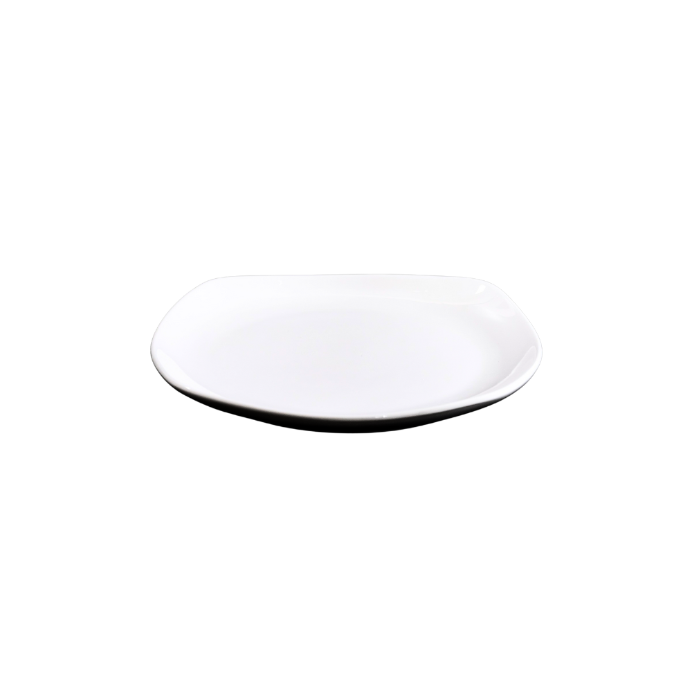 FINE CHINA SQUARE COUPE PLATE 7" | 18 CM - WHITE - DON BELLINI # DB3012018