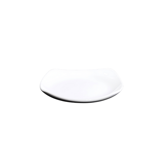 FINE CHINA SQUARE COUPE PLATE 6" | 15 CM - WHITE - DON BELLINI # DB3012016