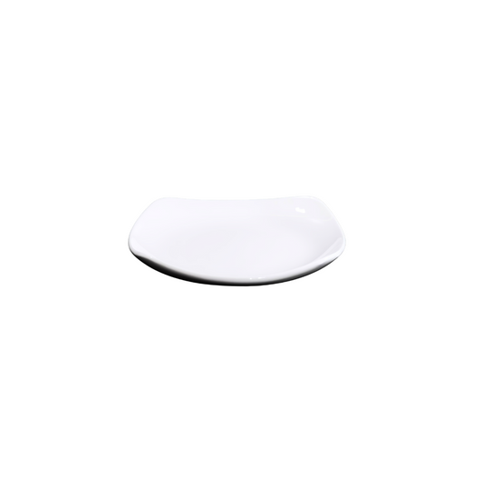 FINE CHINA SQUARE COUPE PLATE 5" | 13 CM - WHITE - DON BELLINI # DB3012013