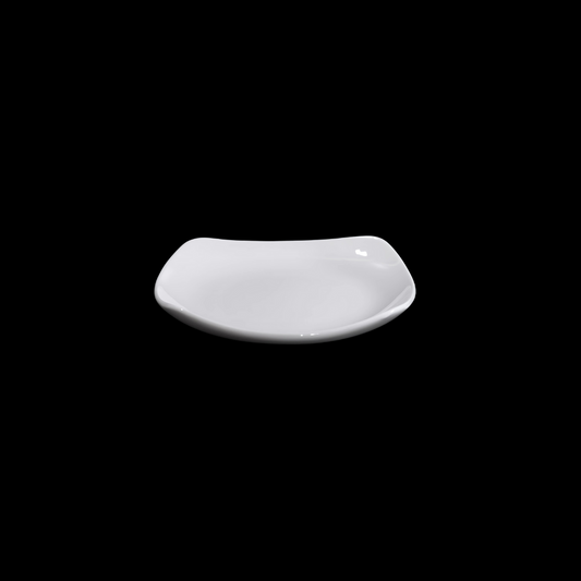 FINE CHINA SQUARE COUPE PLATE 5" | 13 CM - WHITE - DON BELLINI # DB3012013