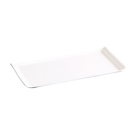 BONE CHINA SQUARE CANAPE DISH - WHITE - DON BELLINI # DB1012025