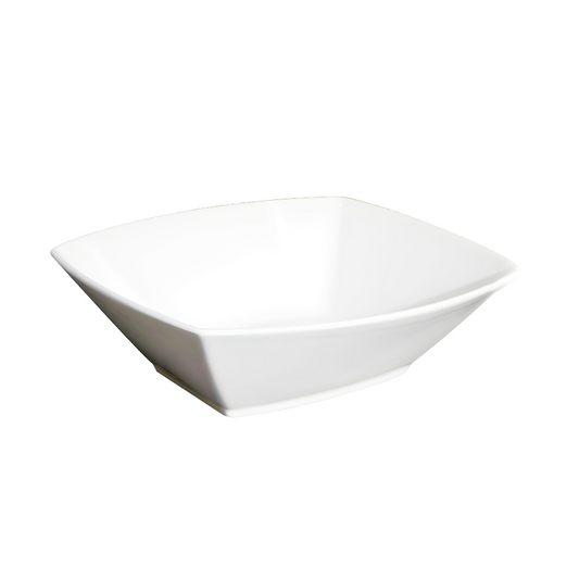 BONE CHINA SQUARE BOWL - WHITE - DON BELLINI # DB1022019