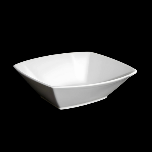 BONE CHINA SQUARE BOWL - WHITE - DON BELLINI # DB1022019