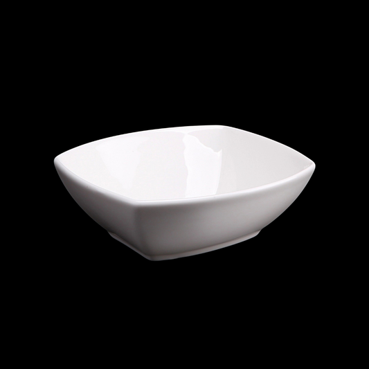 BONE CHINA SQUARE BOWL - WHITE - DON BELLINI # DB1022015