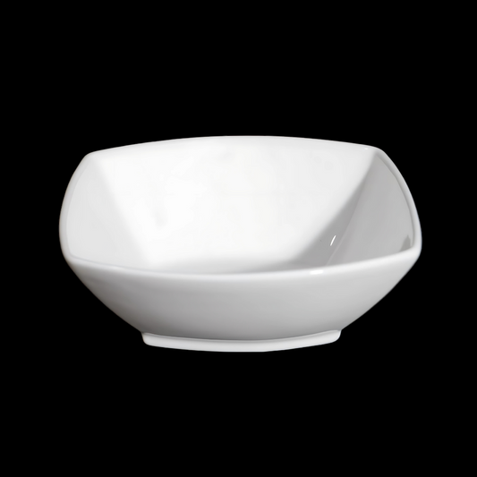 BONE CHINA SQUARE BOWL - WHITE - DON BELLINI # DB1022013