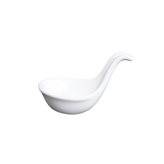 FINE CHINA SPOON FOR CAVIAR SET 13" | 33 CM - WHITE - DON BELLINI # DB306CS12