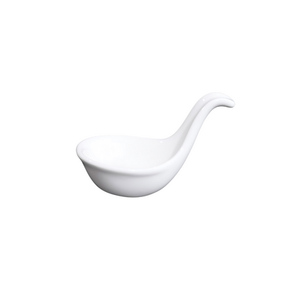 FINE CHINA SPOON FOR CAVIAR SET 11" | 28 CM - WHITE - DON BELLINI # DB306CS10
