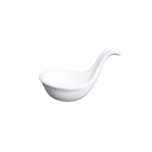 FINE CHINA SPOON FOR CAVIAR SET 11" | 28 CM - WHITE - DON BELLINI # DB306CS10