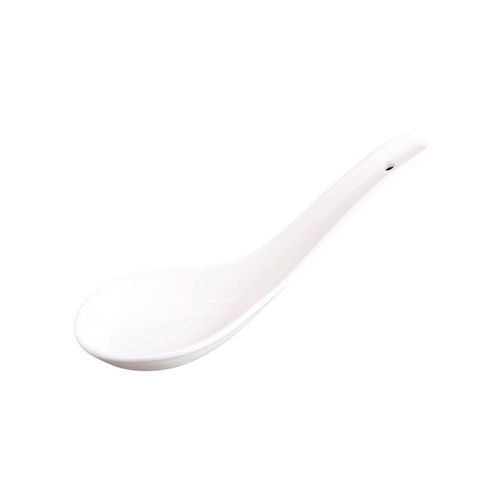 FINE CHINA SPOON 5.5" | 13.5 CM - WHITE - DON BELLINI # DB306SP14