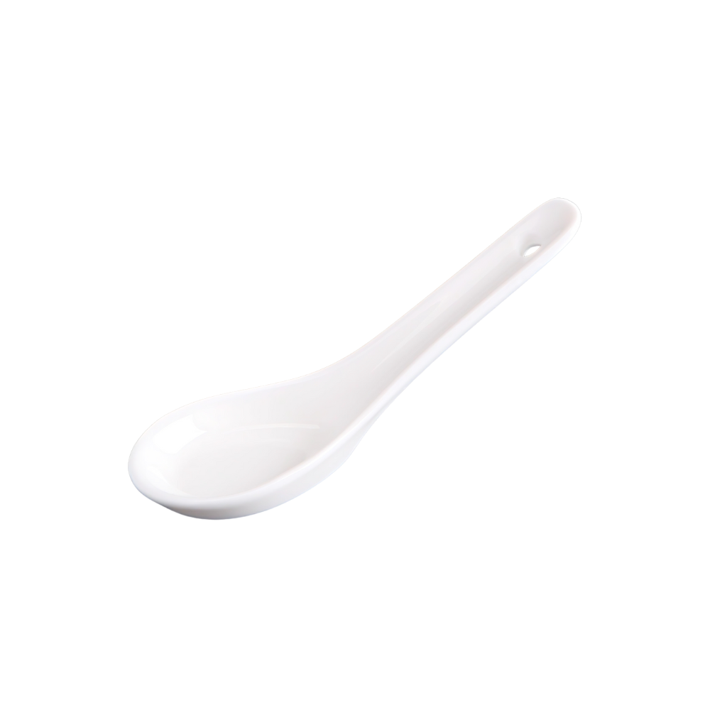 FINE CHINA SPOON 4" | 10.5 CM - WHITE - DON BELLINI # DB306SP11