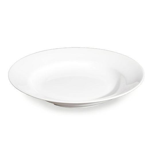 BONE CHINA SOUP PLATE - WHITE - DON BELLINI # DB1010324