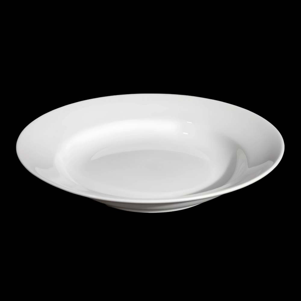 BONE CHINA SOUP PLATE - WHITE - DON BELLINI # DB1010324