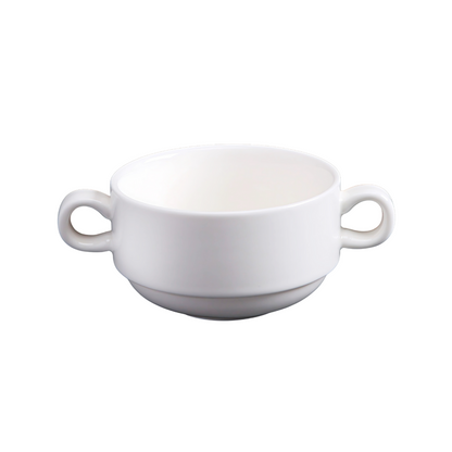FINE CHINA SOUP CUP 4" | 10 CM 10 FL OZ | 300 ML - WHITE - DON BELLINI # DB3020910