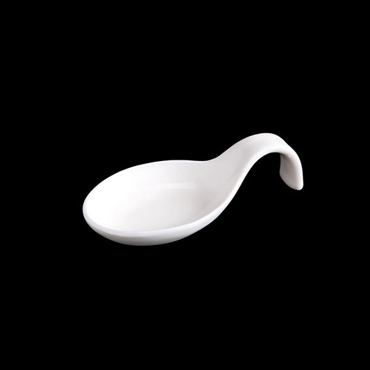 FINE CHINA SNACK DISH 4" X 2" | 10.5 X 5 CM - WHITE - DON BELLINI # DB306SN11