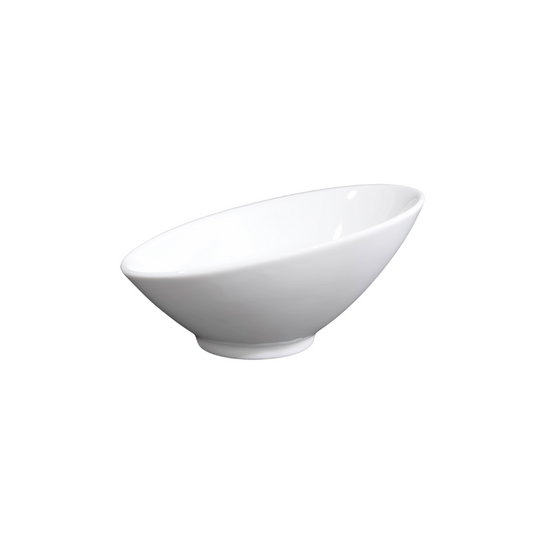 FINE CHINA SLANTING BOWL 6" | 15 CM - WHITE - DON BELLINI # DB3020215