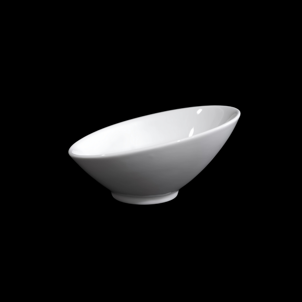 FINE CHINA SLANTING BOWL 6" | 15 CM - WHITE - DON BELLINI # DB3020215