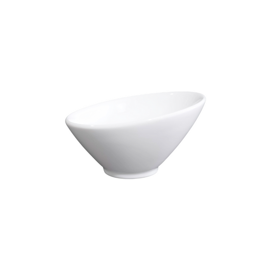 FINE CHINA SLANTING BOWL 4.5" | 11 CM - WHITE - DON BELLINI # DB3020212