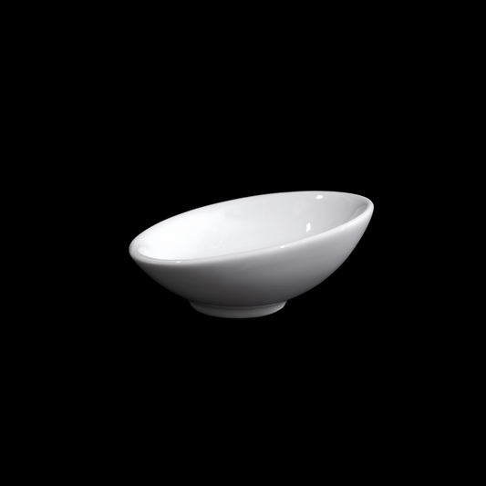 FINE CHINA SLANTING BOWL 4" | 10 CM - WHITE - DON BELLINI # DB3020210