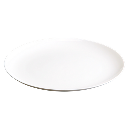 BONE CHINA SHALLOW PLATE - WHITE - DON BELLINI # DB1010430