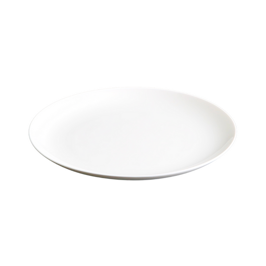 BONE CHINA SHALLOW PLATE - WHITE - DON BELLINI # DB1010423