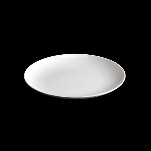 BONE CHINA SHALLOW PLATE - WHITE - DON BELLINI # DB1010420