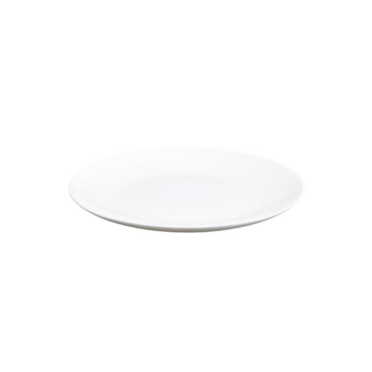 BONE CHINA SHALLOW PLATE - WHITE - DON BELLINI # DB1010418