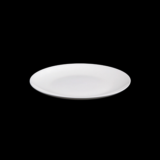 BONE CHINA SHALLOW PLATE - WHITE - DON BELLINI # DB1010418