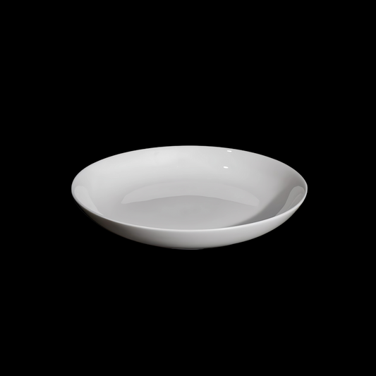 BONE CHINA SHALLOW PLATE - WHITE - DON BELLINI # DB1010416