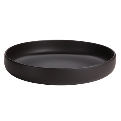 DE TERRA SERVICE PLATE 14" l 35CM - MATT BLACK - DON BELLINI # DB2119035