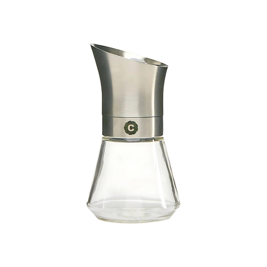 HERBS & SPICES CERAMIC GRINDER WITH STAINLESS STEEL COVER - STAINLESS STEEL - CRUSHGRIND # 60050-3001