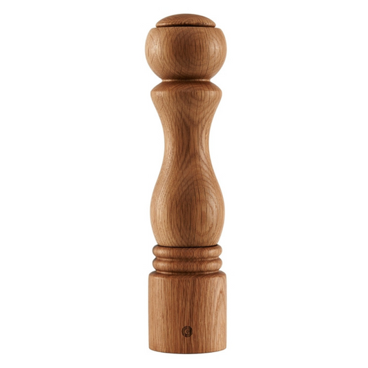 CERAMIC GRINDER SALT & PEPPER (OAK) - BROWN - CRUSHGRIND # 70170-2002