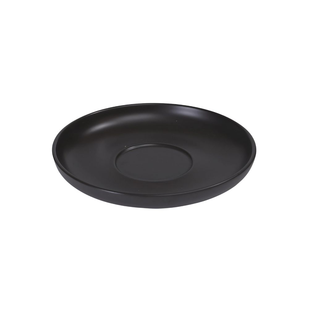 DE TERRA SAUCER FOR 200/300ML COFFEE CUP - 14.5 CM - MATT BLACK - DON BELLINI # DB2130114