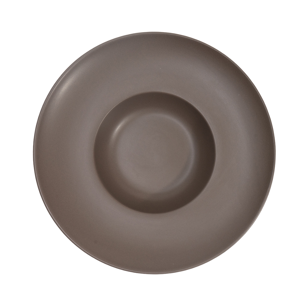 DE TERRA PASTA PLATE 10" l 25 CM - DARK BROWN - DON BELLINI # DB2310525