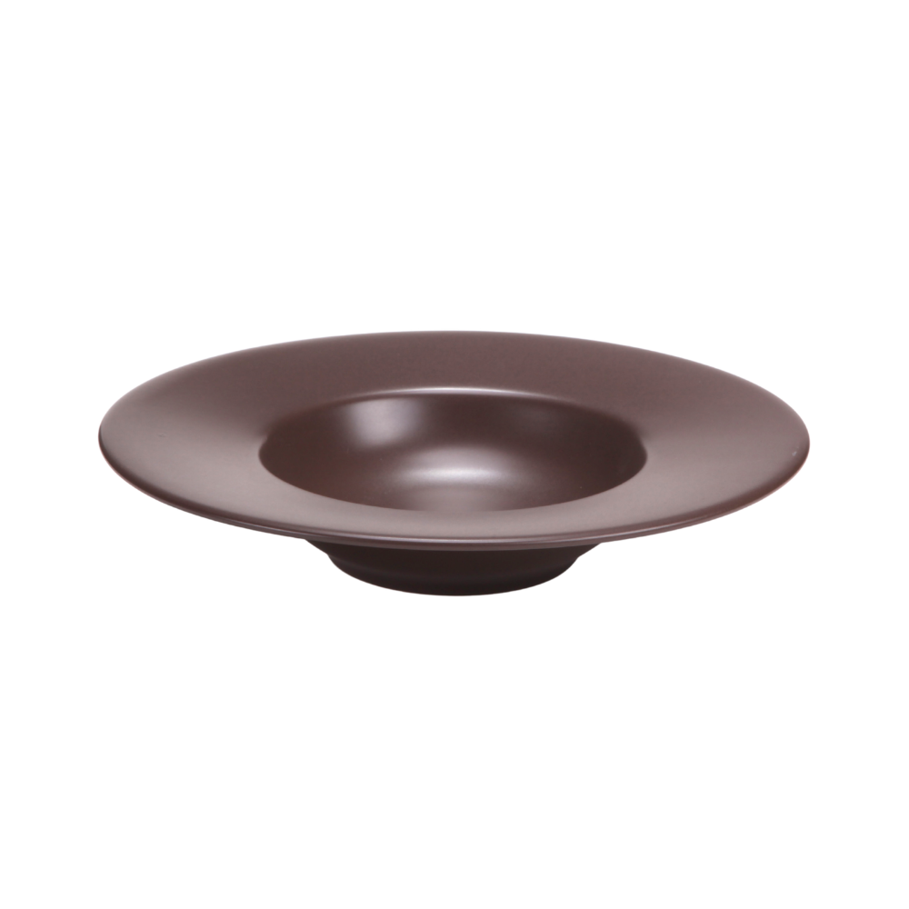 DE TERRA PASTA PLATE 10" l 25 CM - DARK BROWN - DON BELLINI # DB2310525