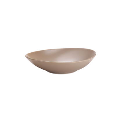 DE TERRA OVAL BOWL 9" l 23 CM - SANDY KHAKI - DON BELLINI # DB2221023