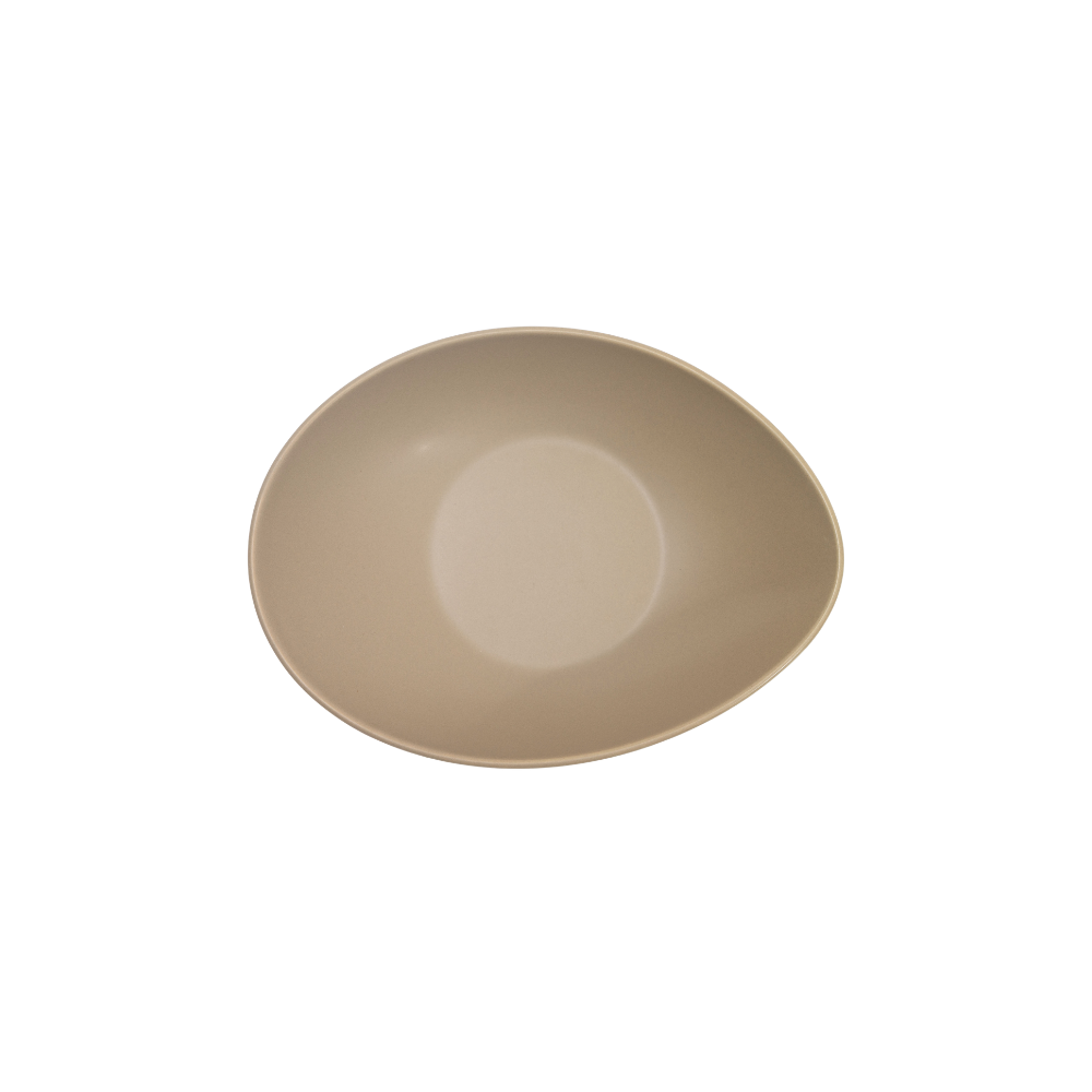 DE TERRA OVAL BOWL 9" l 23 CM - SANDY KHAKI - DON BELLINI # DB2221023
