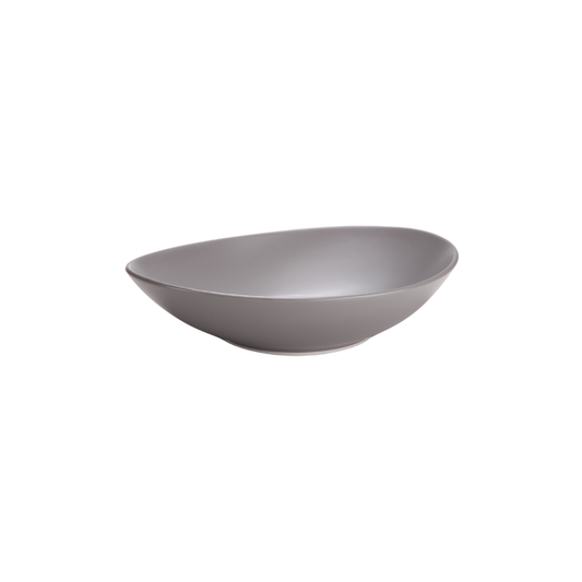 DE TERRA OVAL BOWL 9" l 23 CM - LIGHT GREY - DON BELLINI # DB2421023