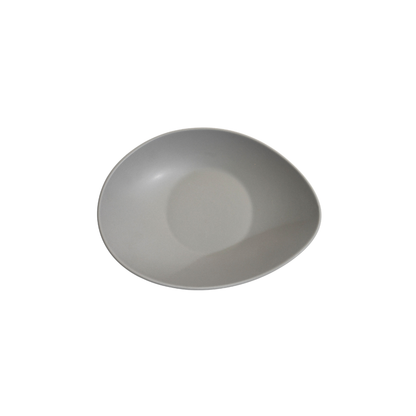 DE TERRA OVAL BOWL 9" l 23 CM - LIGHT GREY - DON BELLINI # DB2421023