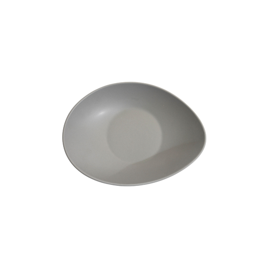 DE TERRA OVAL BOWL 9" l 23 CM - LIGHT GREY - DON BELLINI # DB2421023