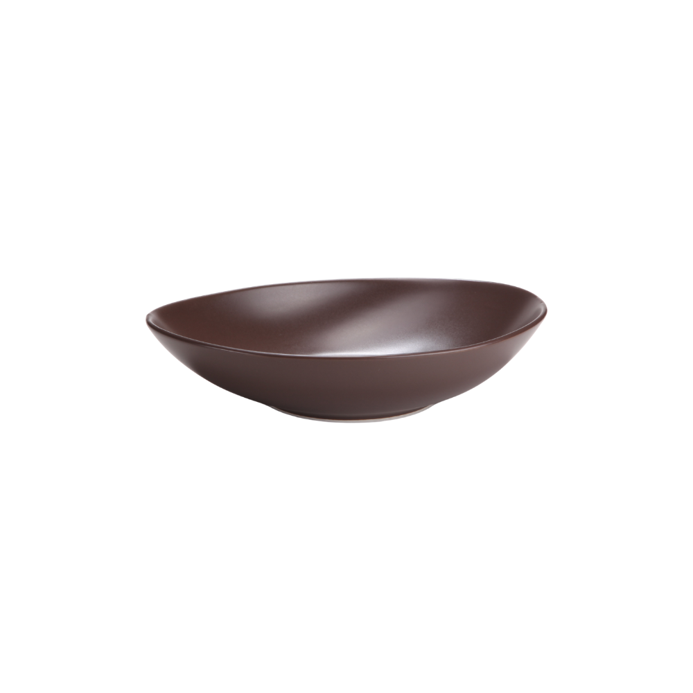 DE TERRA OVAL BOWL 9" l 23 CM - DARK BROWN - DON BELLINI # DB2321023